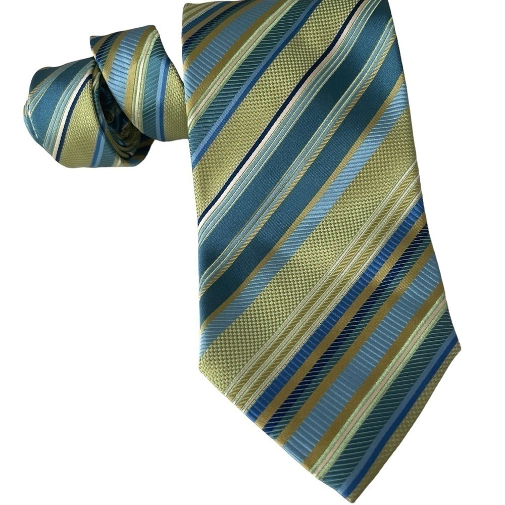 Villa Bolgheri Made in Italy Men’s Repp Necktie 100% Silk 60 inches X 3 1/2 in